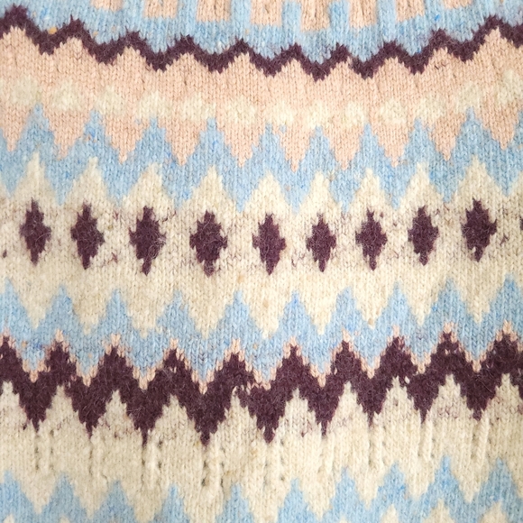 Rebecca Taylor Barbiecore Fair Isle Turtleneck Sweater - Picture 8 of 13